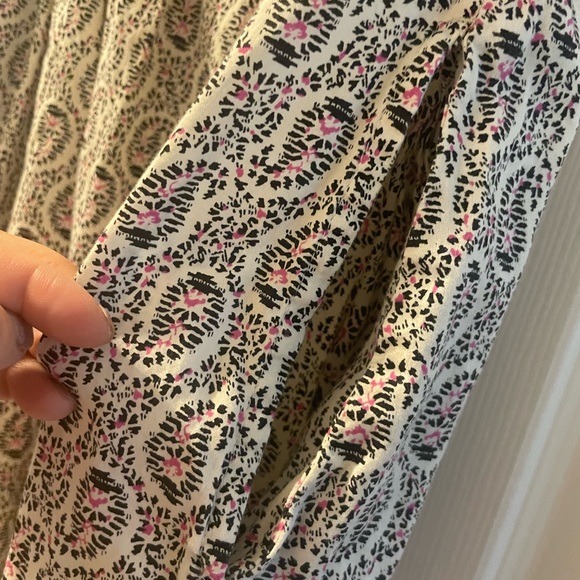 GAP Paisley Maxi Dress in Cream and Gray - Picture 3 of 4